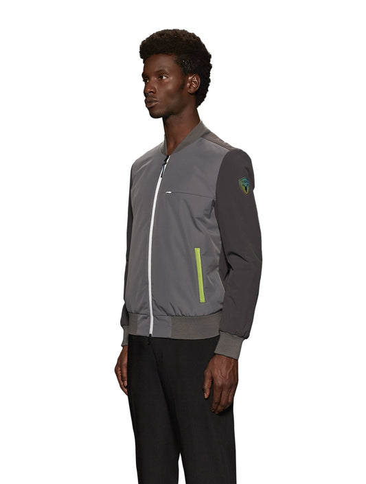 Serge Ibaka x Nobis Bomber Jacket + Concrete/Steel Grey
