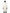 Ladies knee length reversible down-filled parka with non-removable hood in Chalk