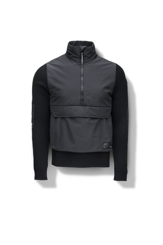 Wai Men's Performance Half Zip Sweater + Black / XS