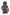 Women's Thigh length own parka with a furless oversized hood in CH Steel Grey