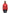 Women's hip length waterproof jacket with non-removable hood and two-way zipper in Vermillion