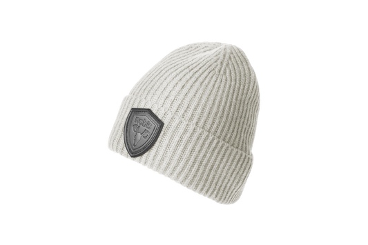 Emer Unisex Tailored Chunky Knit Beanie + Wheat / ONE SIZE