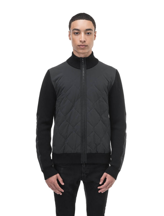 Ero Men's Tailored Hybrid Sweater + Black