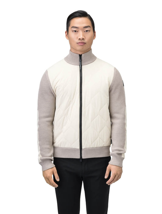 Ero Men's Tailored Hybrid Sweater + Wheat