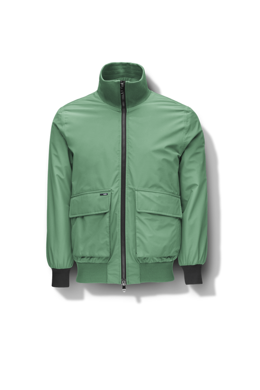 Flint Men's Tailored Rib Collar Jacket + Comfrey / XS