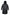 Ladies knee length reversible down-filled parka with non-removable hood in Black