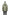Geo Men's Short Parka in hip length, Canadian duck down insulation, non-removable hood, and two-way zipper, in Clover