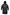 Ladies knee length reversible down-filled parka with non-removable hood in Black