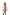 Ladies knee length reversible down-filled parka with non-removable hood in Fawn