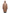 Ladies knee length reversible down-filled parka with non-removable hood in Fawn