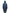 Ladies knee length reversible down-filled parka with non-removable hood in Marine