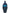 Ladies knee length reversible down-filled parka with non-removable hood in Marine