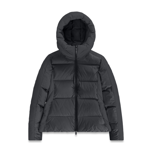 Halle Women's Performance Puffer Jacket + Black / XXS