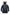 Men's thigh length down-filled parka with removable hood and removable coyote fur trim in Navy