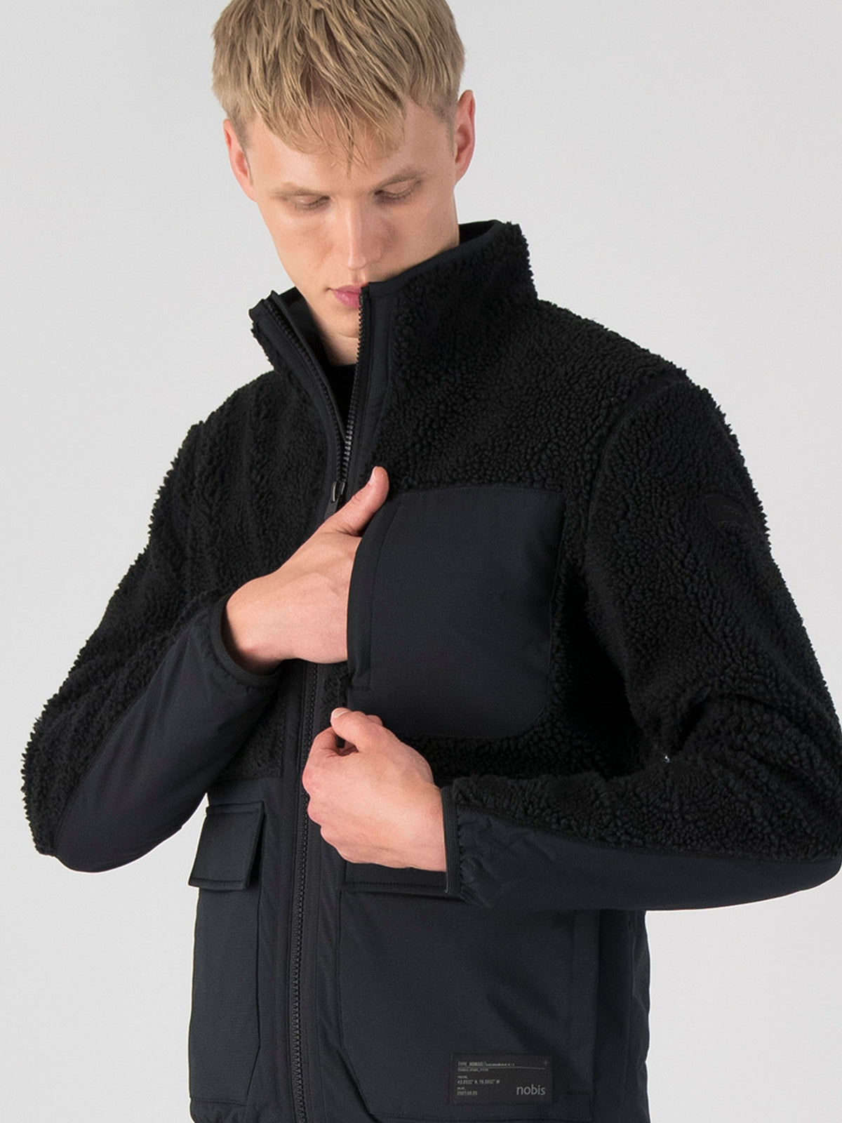 Kepler Men's Berber Zip Front Sweater