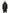 Long men's calf length parka with down fill and exposed zipper that features spacious pockets and zippered vents in Black