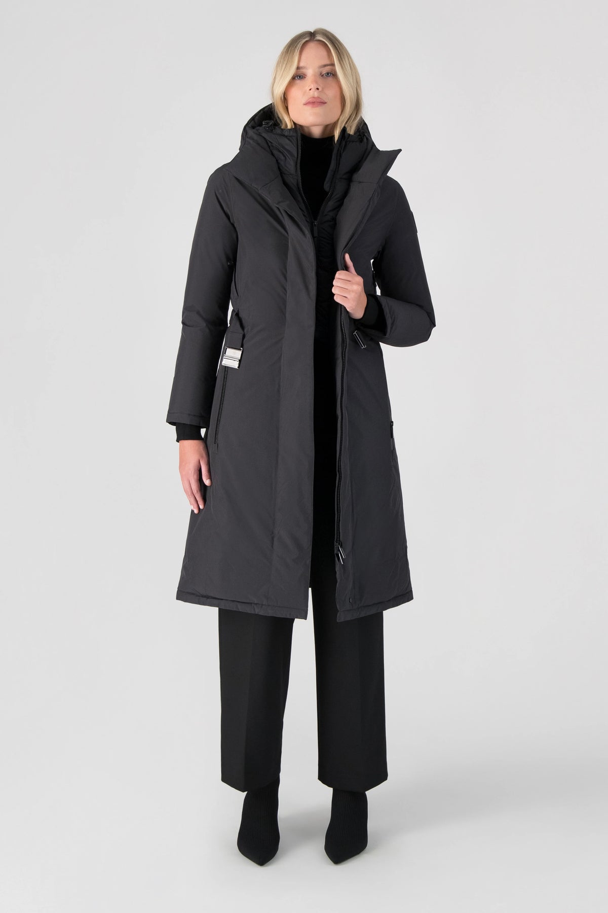 Lara Women's Belted Parka