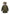 Kids' thigh length down-filled parka with non-removable hood and removable coyote fur trim in Fatigue