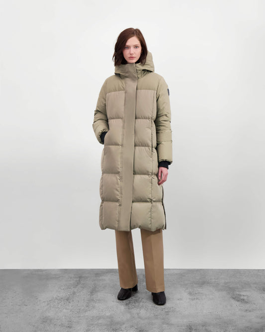 Millie Women's Long Puffer Jacket + Bungee Cord