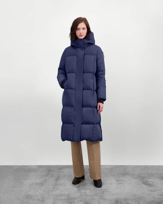 Millie Women's Long Puffer Jacket + Marine