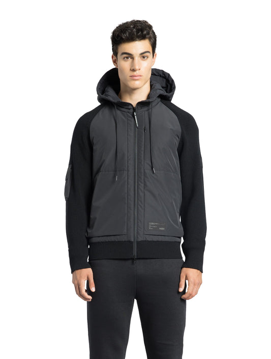 Hedge Men's Performance Hoodie + Black