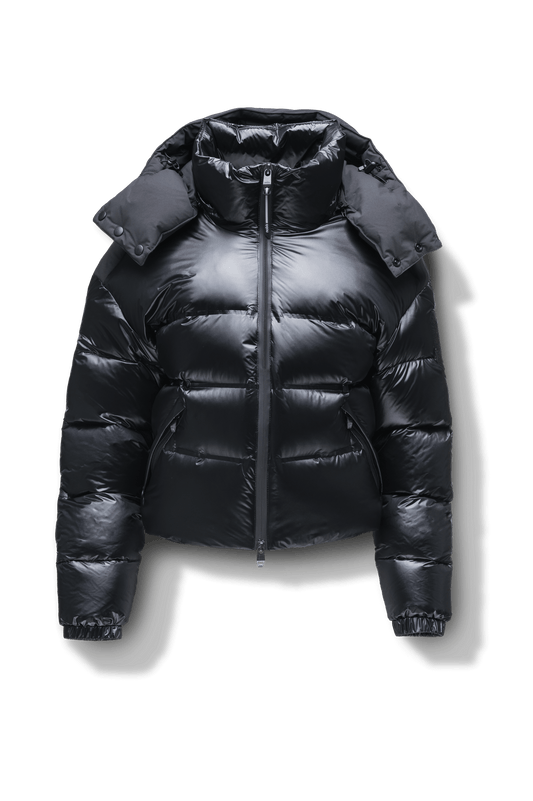 Tempus Women's Performance Short Puffer Jacket + Black / XXS