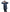 Men's thigh length hooded rain jacket with non-removable hood in Navy