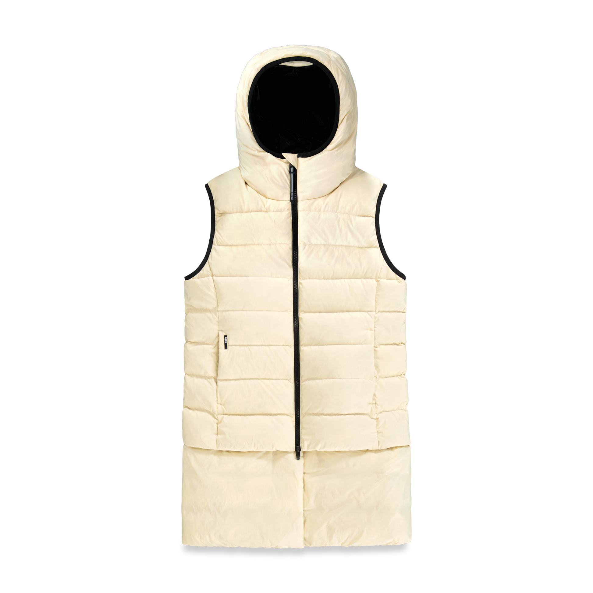 Saratoga puffer vest in Wheat