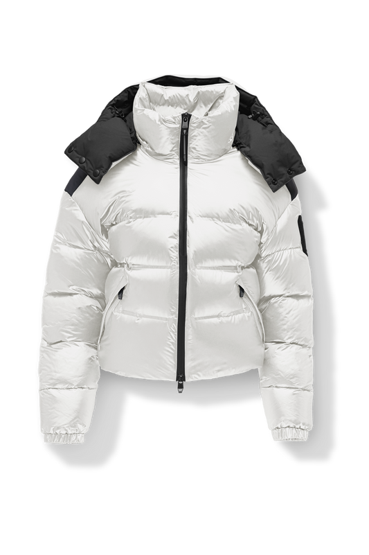 Tempus Women's Performance Short Puffer Jacket + Chalk / XXS