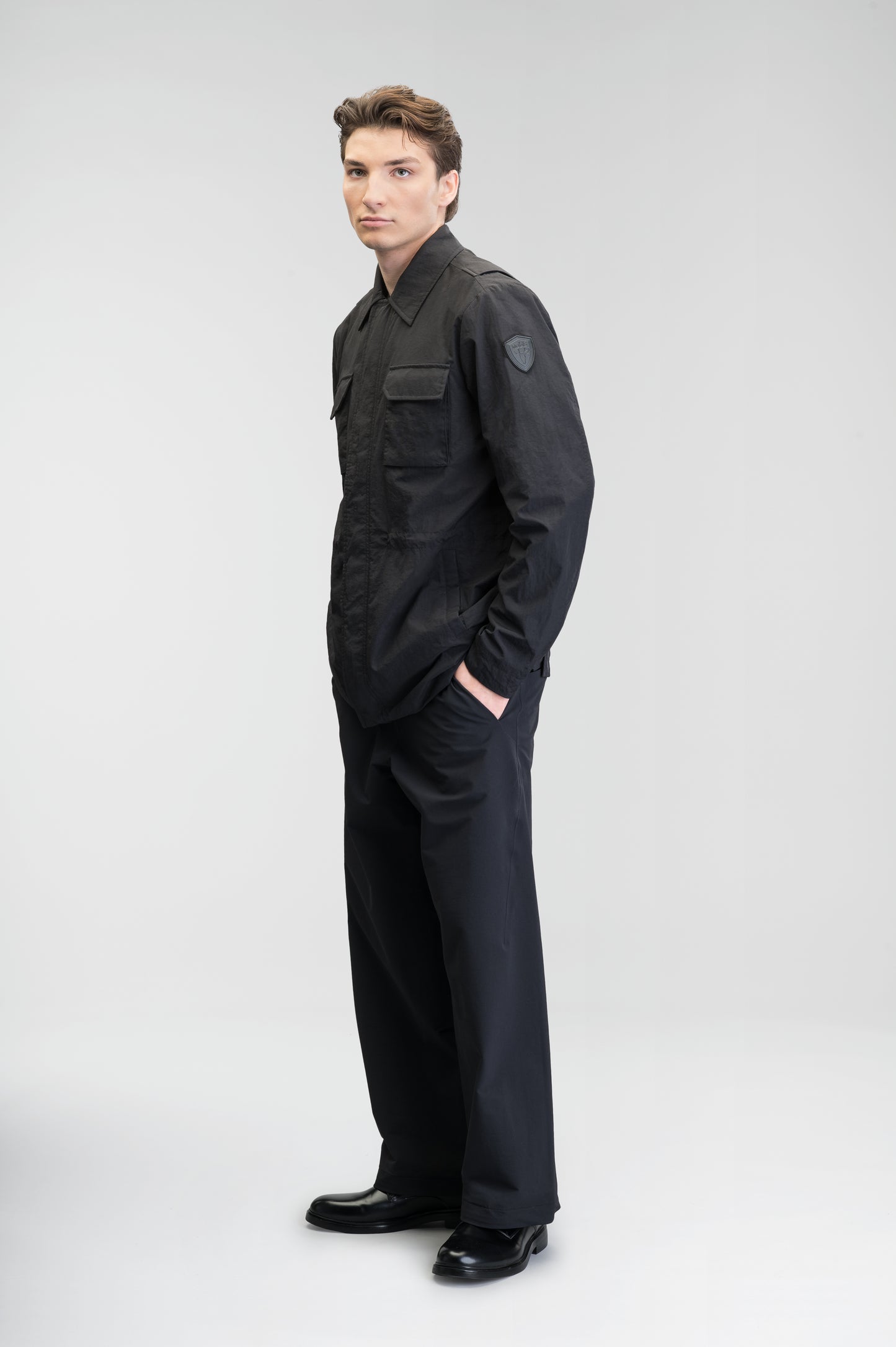 Tien Men's Field Jacket in Black