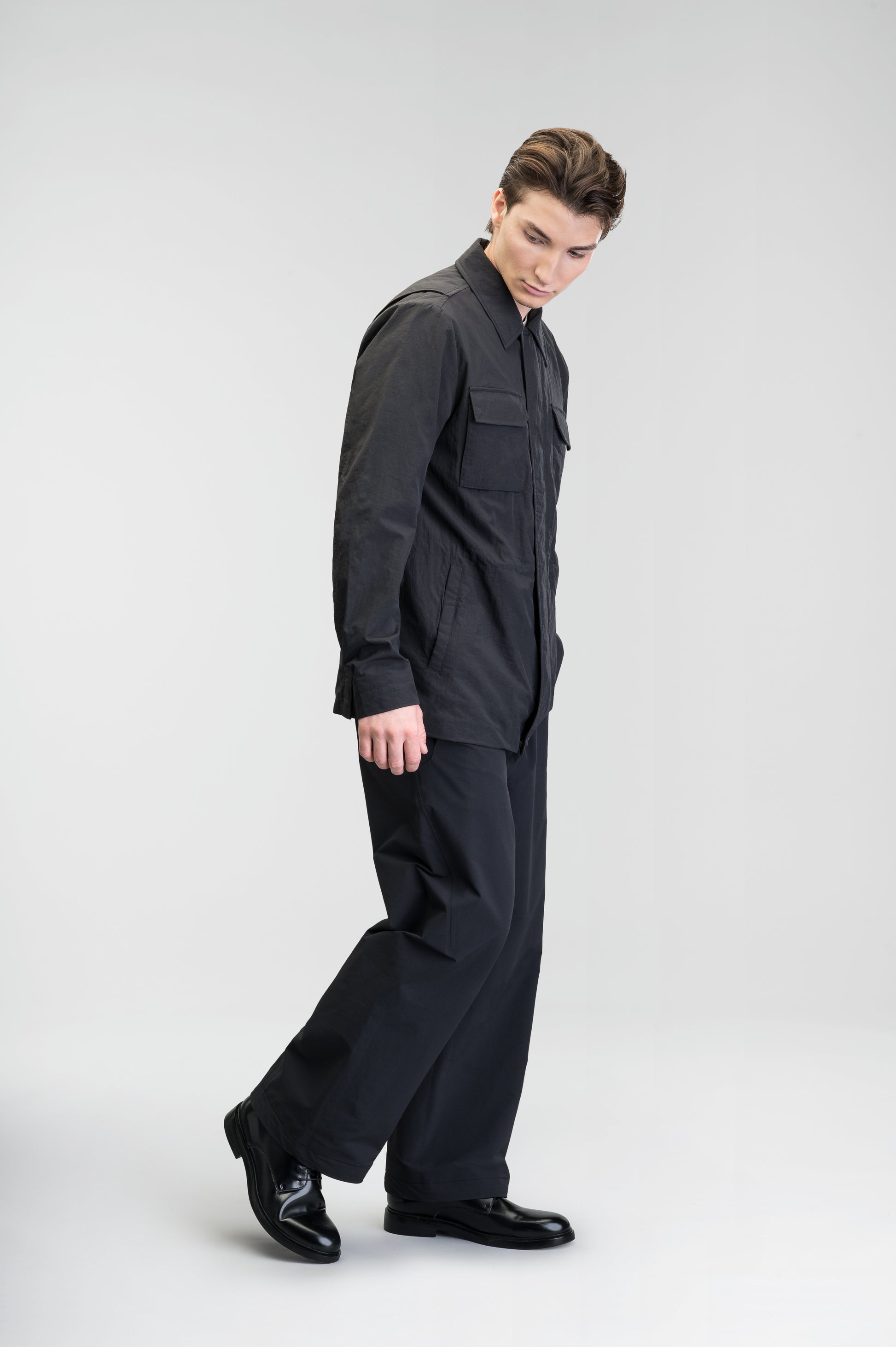 Tien Men's Field Jacket in Black