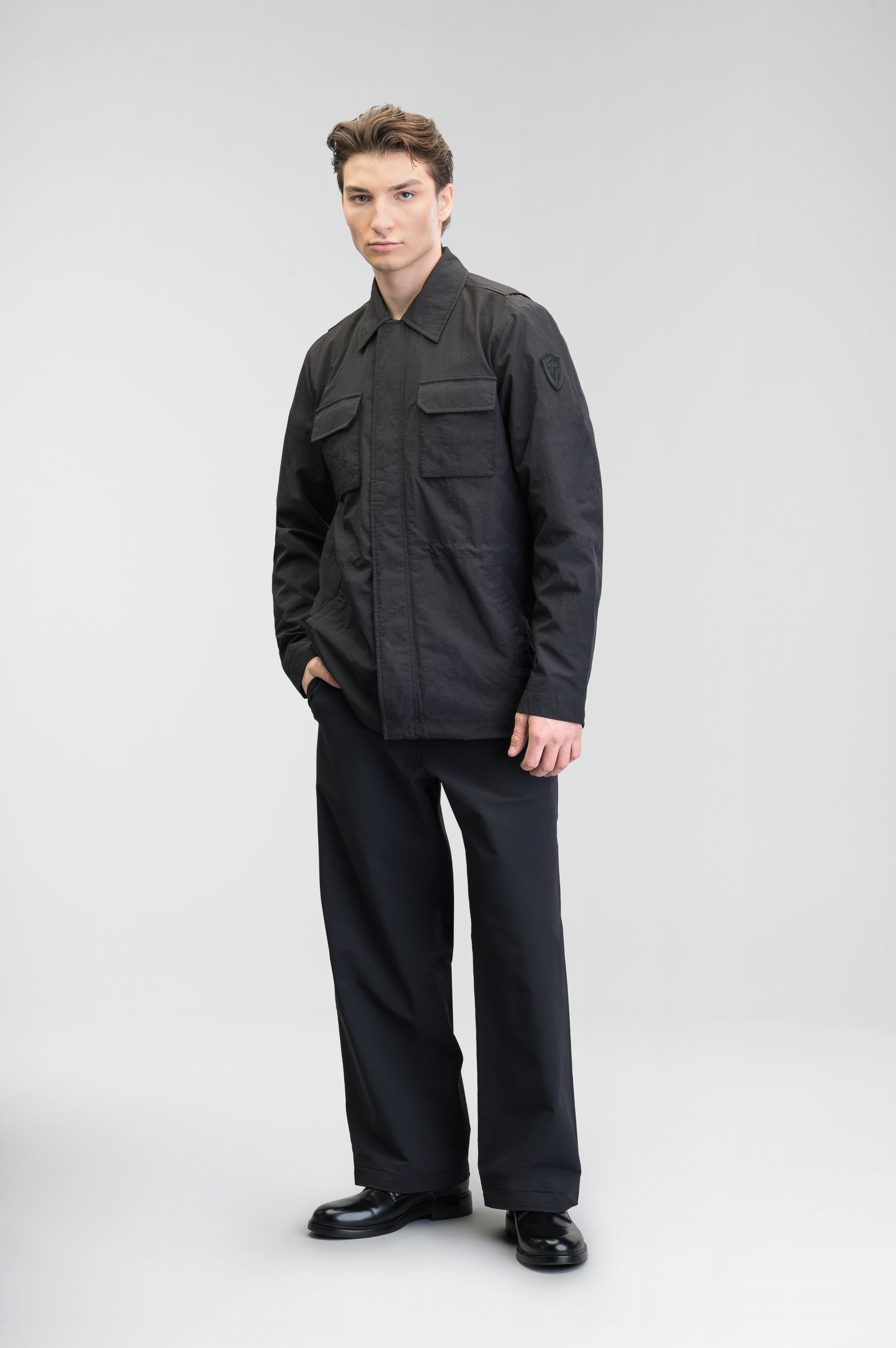 Tien Men's Field Jacket in Black