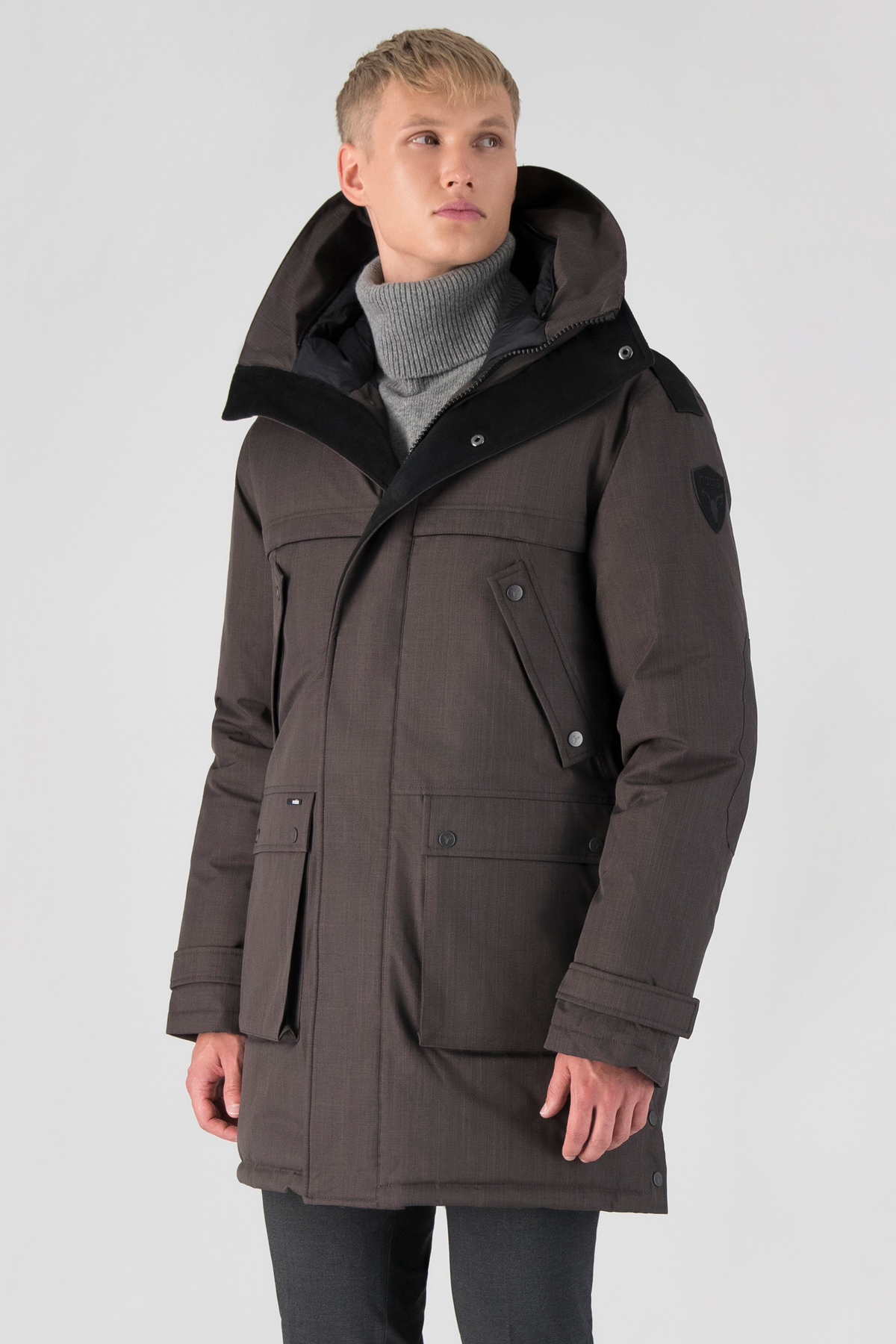 Yatesy Men's Parka - Steel Grey